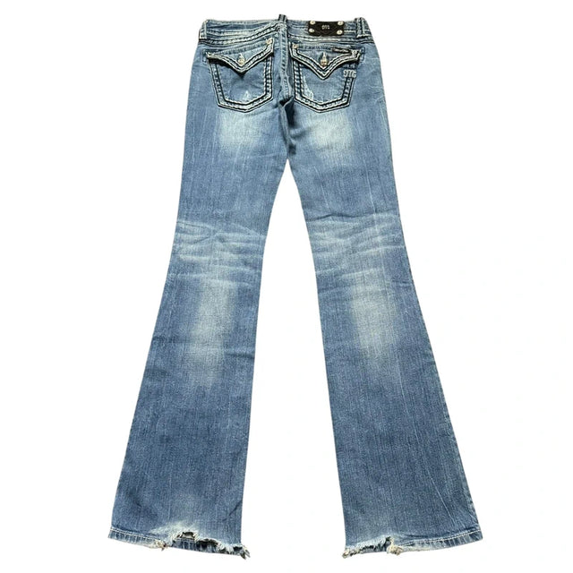 Miss me flared/bootcut low waist Women Designer jeans(w27)