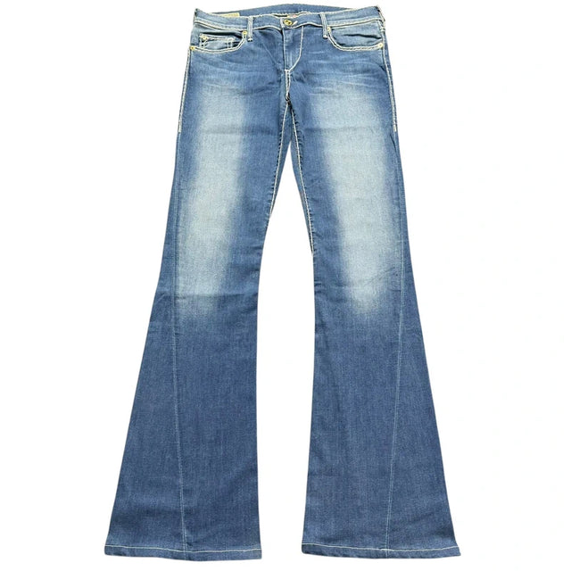 True Religion flared/Bootcut low waist women designer Jeans(w29)