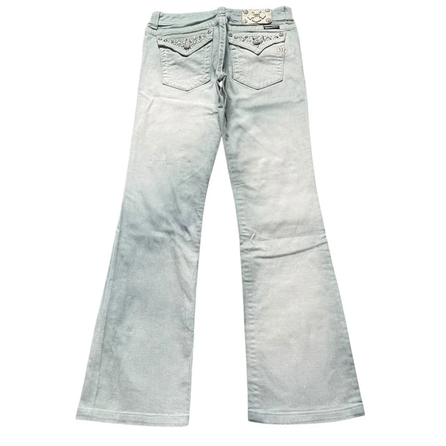 Miss me flared/bootcut low waist women designer jeans(w30)