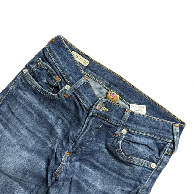 True Religion flared/bootcut low waist women designer jeans(w26)