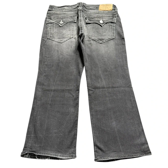 True Religion baggy/straight leg unisex designer jeans(w36)