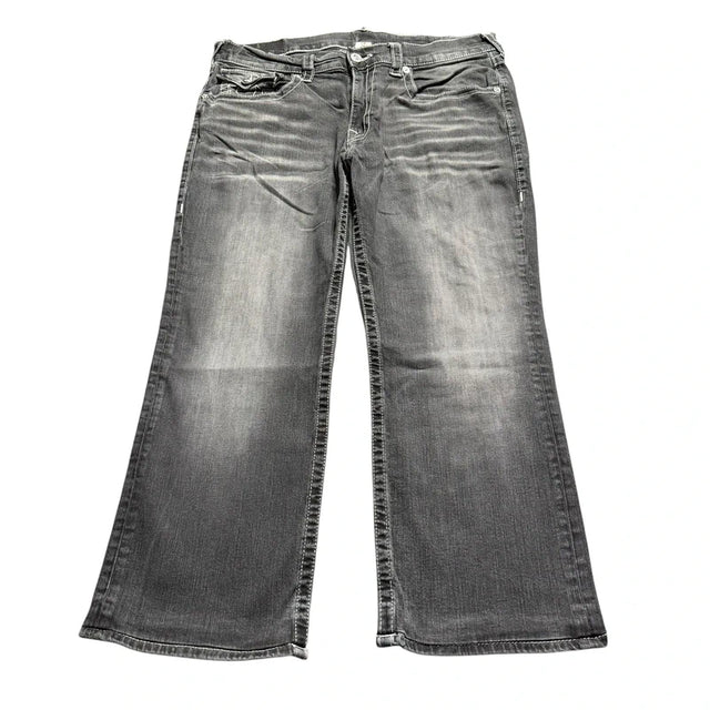 True Religion baggy/straight leg unisex designer jeans(w36)