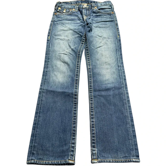 True Religion straight leg low waist women designer jeans(w24)