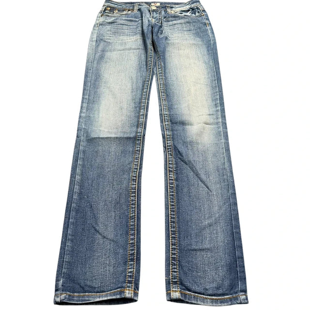 True Religion straight leg low waist women designer jeans(w29)