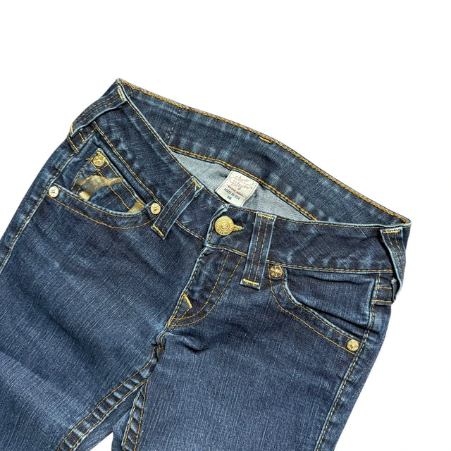 True Religion flared/bootcut low waist women designer Jeans(w26)