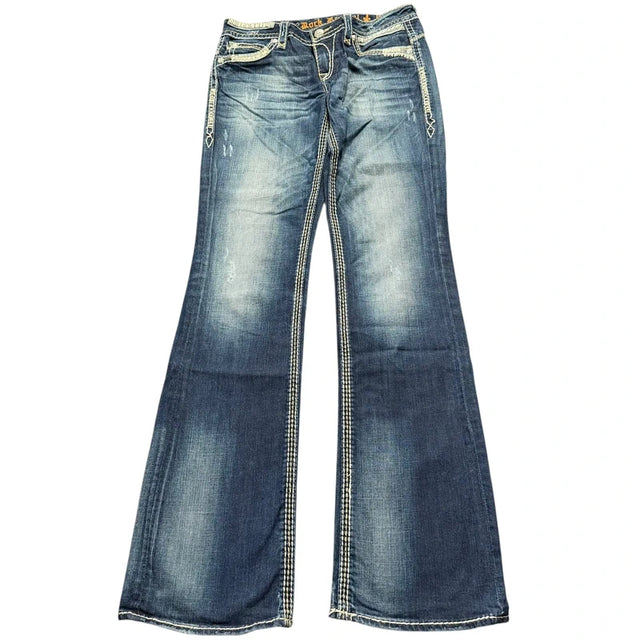 Rock Revival flared/bootcut low waist women designer jeans(w29)