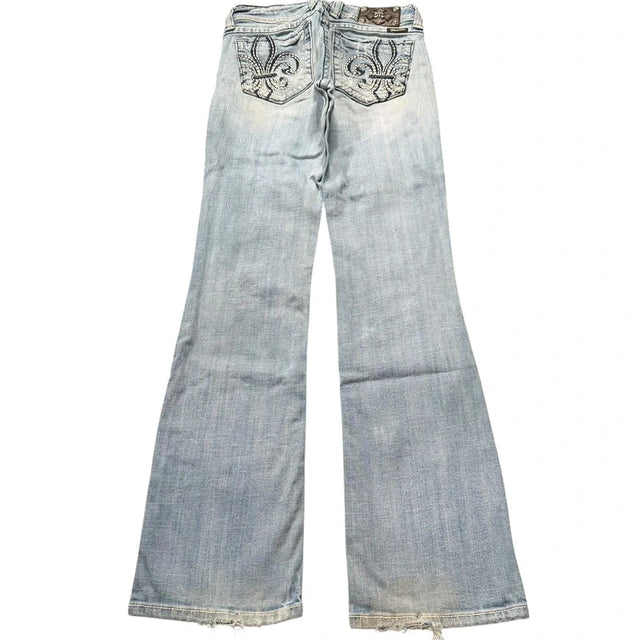 Miss me flared/bootcut low waist women designer jeans(w29)