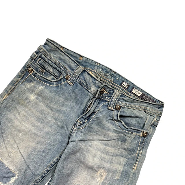 Miss me flared/bootcut low waist women designer jeans(w29)