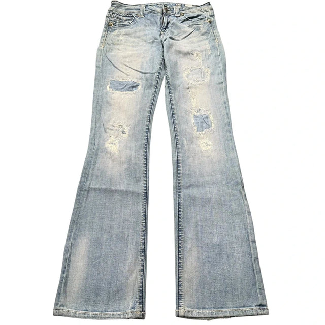 Miss me flared/bootcut low waist women designer jeans(w29)