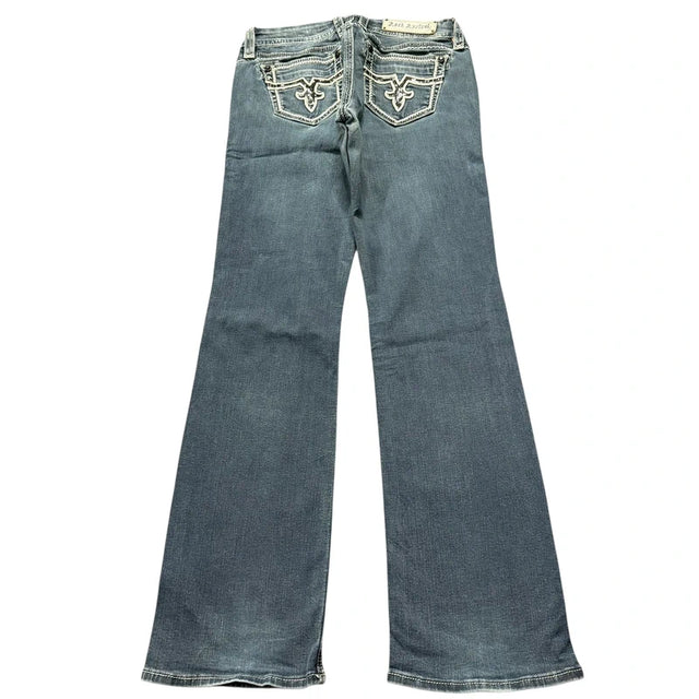 Rock Revival bootcut low waist women designer jeans(w30)