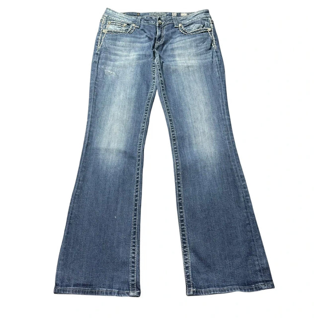 Miss me Loose flared/bootcut low waist women designer Jeans(w31)