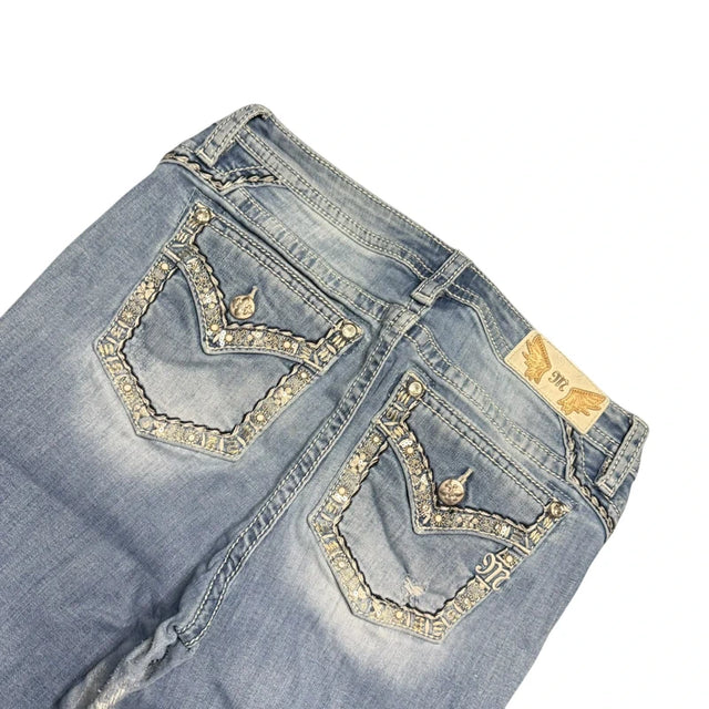 Miss me flared/bootcut women designer Jeans(w31)