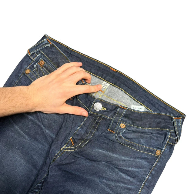 True Religion flared/bootcut low waist women designer jeans(w30)