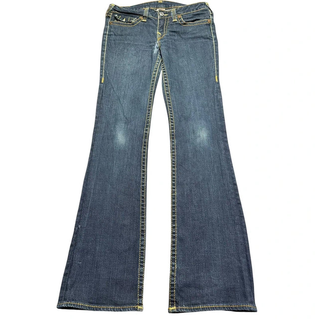 True Religion flared/bootcut low waist women designer jeans(w30)