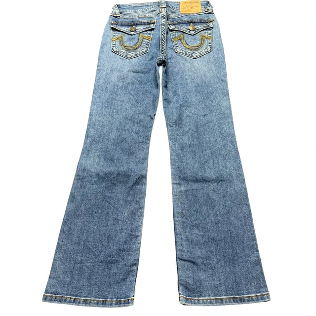 True Religion bootcut women designer jeans(w26)