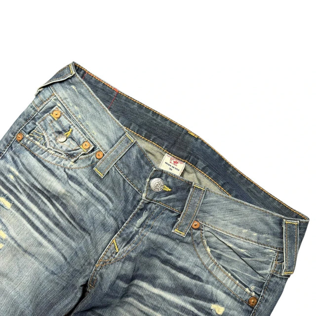 True Religion flared/bootcut low waist women designer jeans(w30)