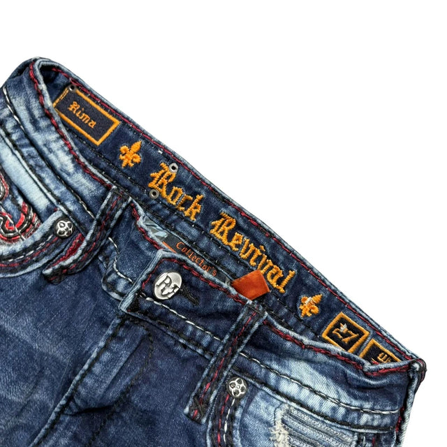 Rock Revival women designer jeans skirt(w27)