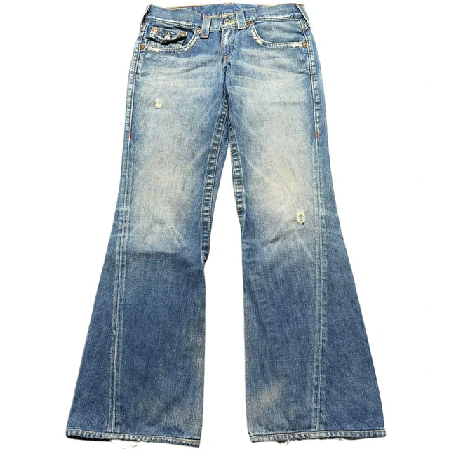 True Religion flared/bootcut low waist women designer jeans(w29