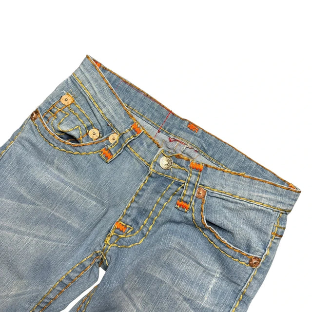 True Religion straight leg low waist women designer Jeans(w26)
