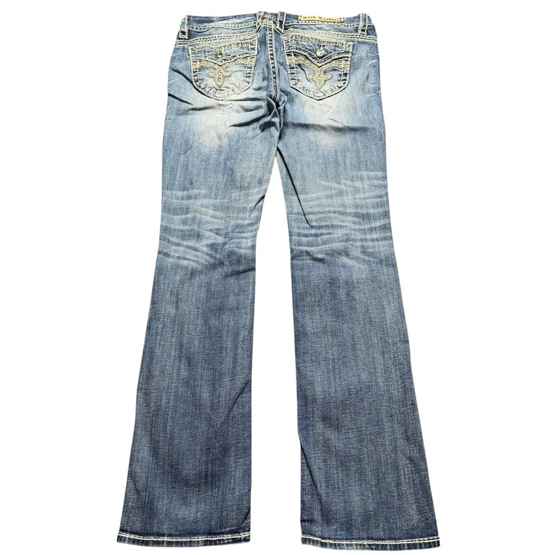 Rock Revival Straight leg low waist women designer jeans(w30