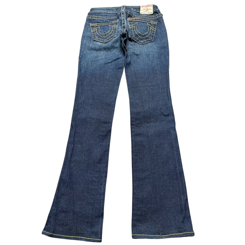 True Religion bootcut low waist women designer Jeans(w24)