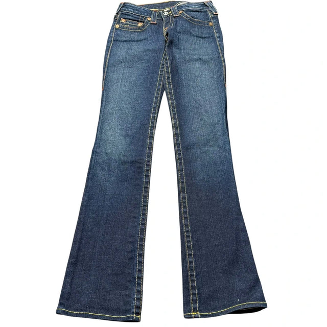 True Religion bootcut low waist women designer Jeans(w24)