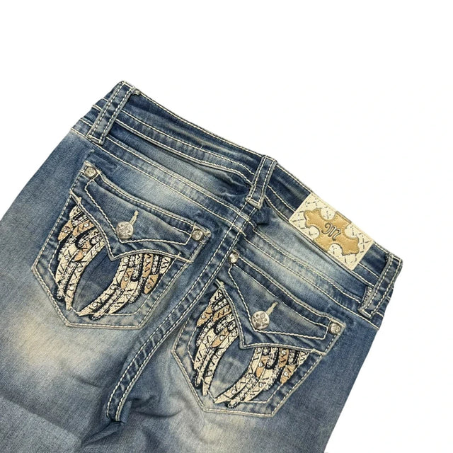Miss me low waist women designer skinny jeans(w26)