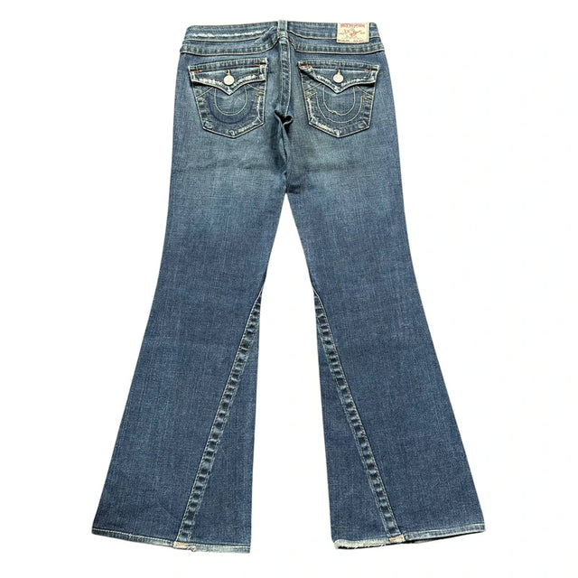 True Religion flared/bootcut low waist Women Designer jeans(w29)