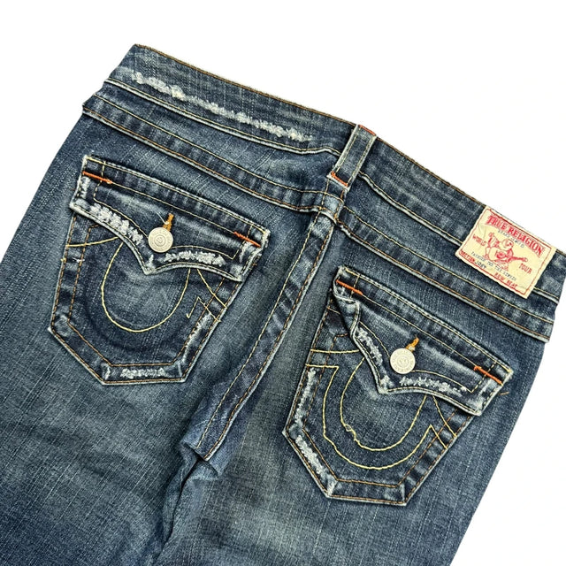 True Religion flared/bootcut low waist Women Designer jeans(w29)