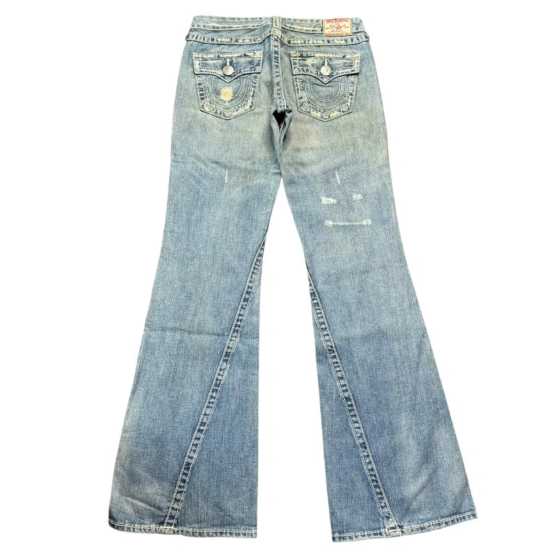 True Religion flared/bootcut low waist Women Designer jeans(w29)