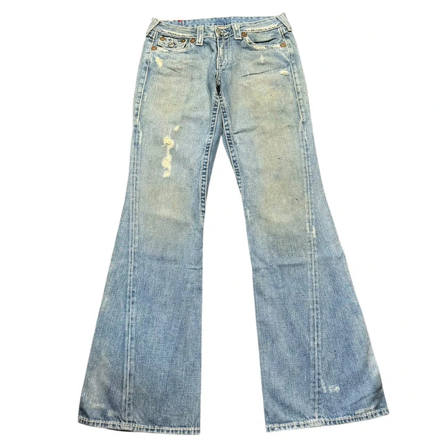 True Religion flared/bootcut low waist Women Designer jeans(w29)