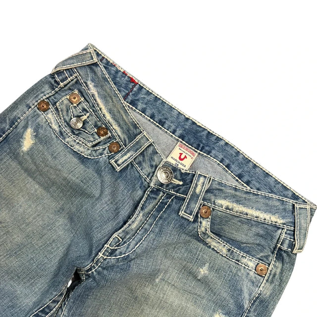True Religion flared/bootcut low waist Women Designer jeans(w29)