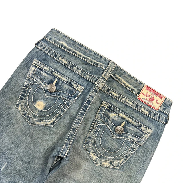 True Religion flared/bootcut low waist Women Designer jeans(w29)