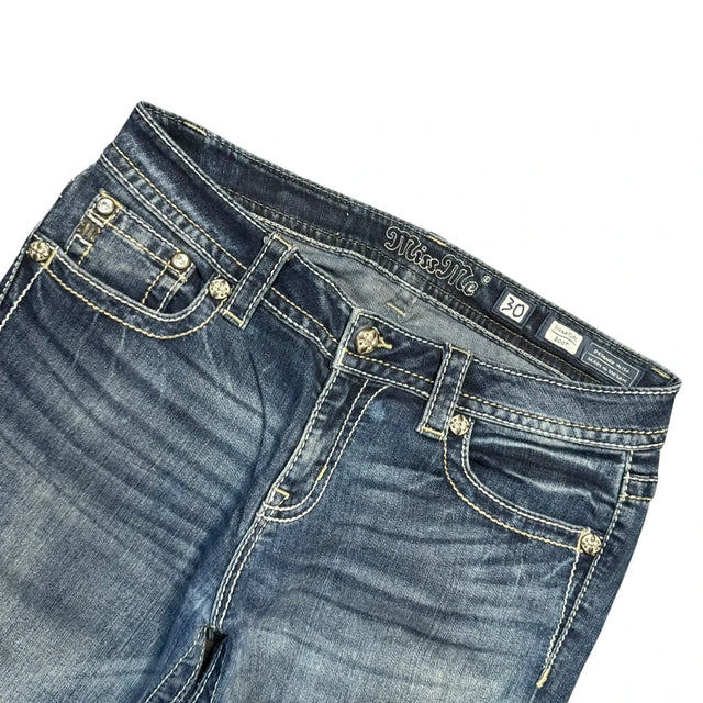 Miss me flared/bootcut low waist Women Designer jeans(w30)
