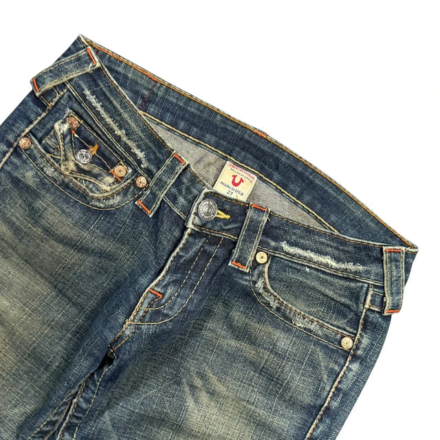 True Religion flared/bootcut low waist Women Designer jeans(w27)