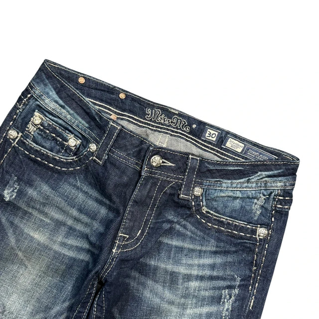 Miss me flared/bootcut low waist Women Designer jeans(w30)