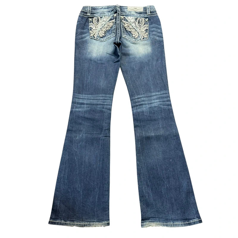 Miss me flared/bootcut low waist Women Designer jeans(w29)