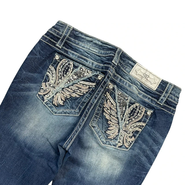 Miss me flared/bootcut low waist Women Designer jeans(w29)