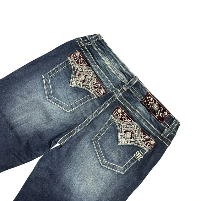 Miss me flared/bootcut women designer jeans(w28)
