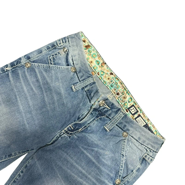 Miss me flared wide leg women designer jeans(w27)