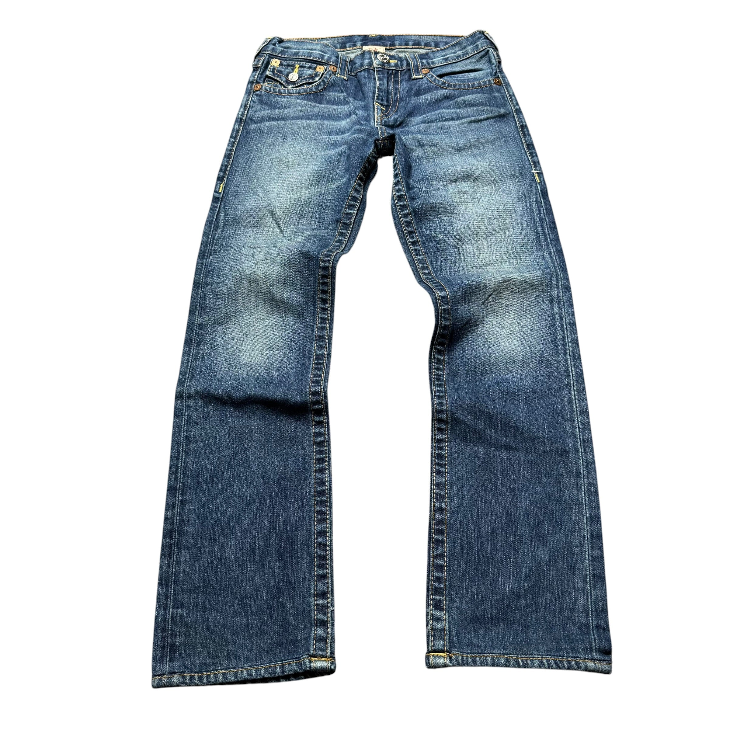True Religion low waist straight leg Women Designer jeans(w24)