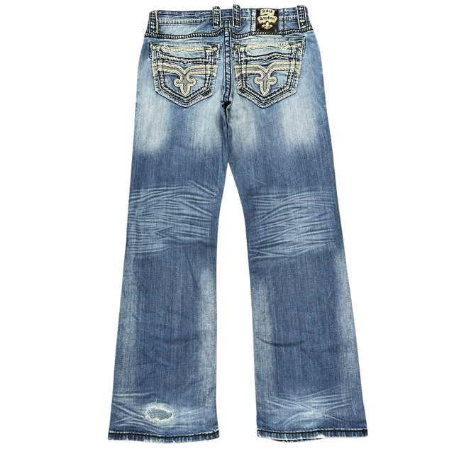 Rock Revival straight leg unisex designer Jeans(w32)
