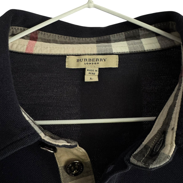 burberry polo longsleeve (L)