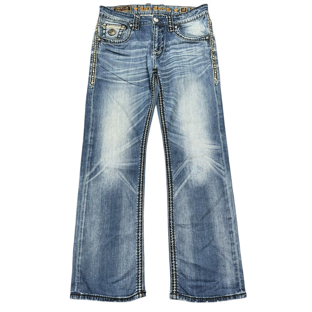 Rock Revival straight leg unisex designer Jeans(w32)