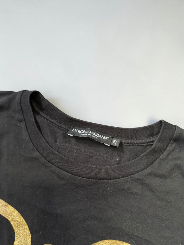 D&G glitter T-Shirt slim fit (M)