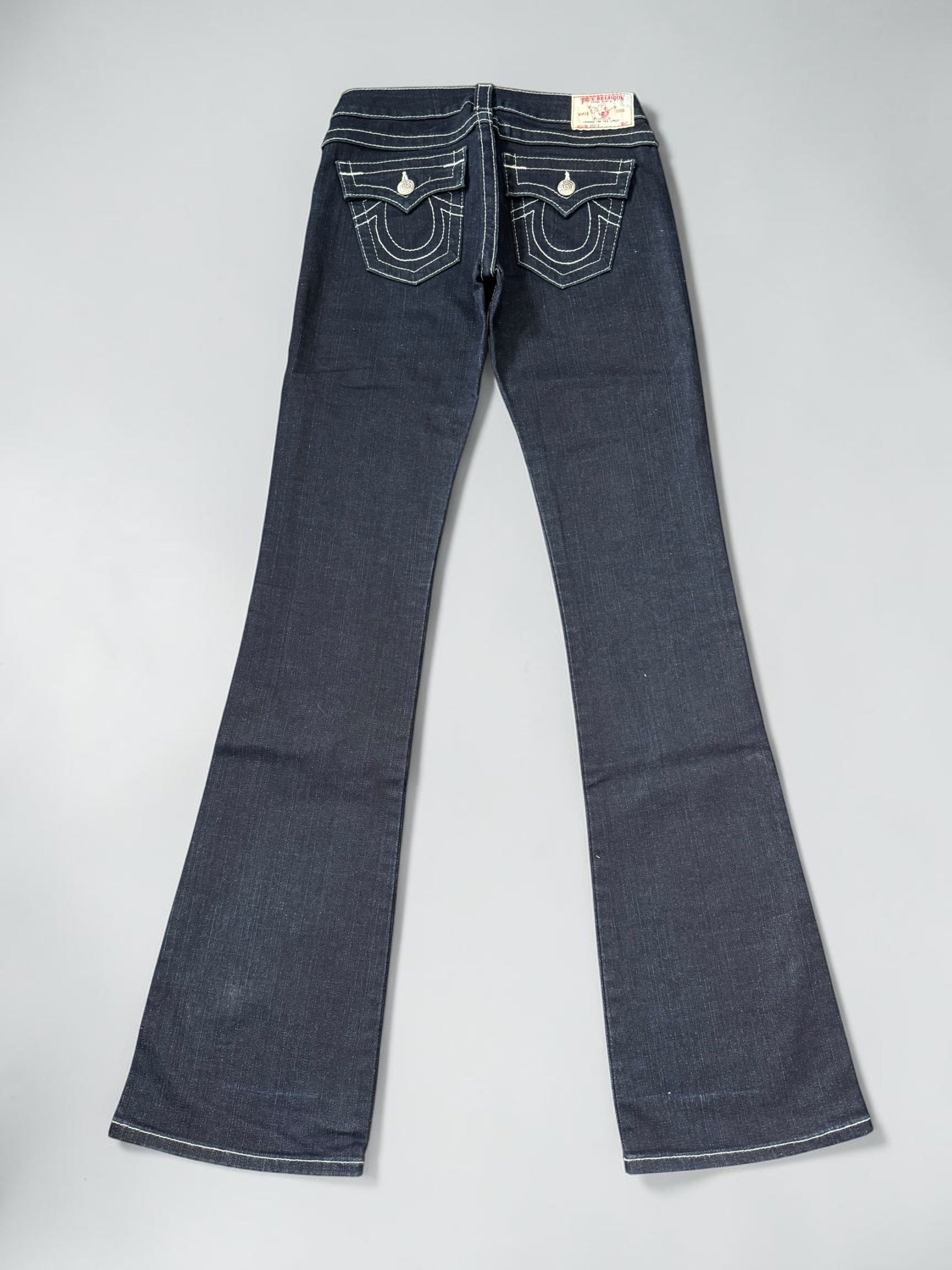True Religion flared/bootcut low waist women designer jeans(w26)