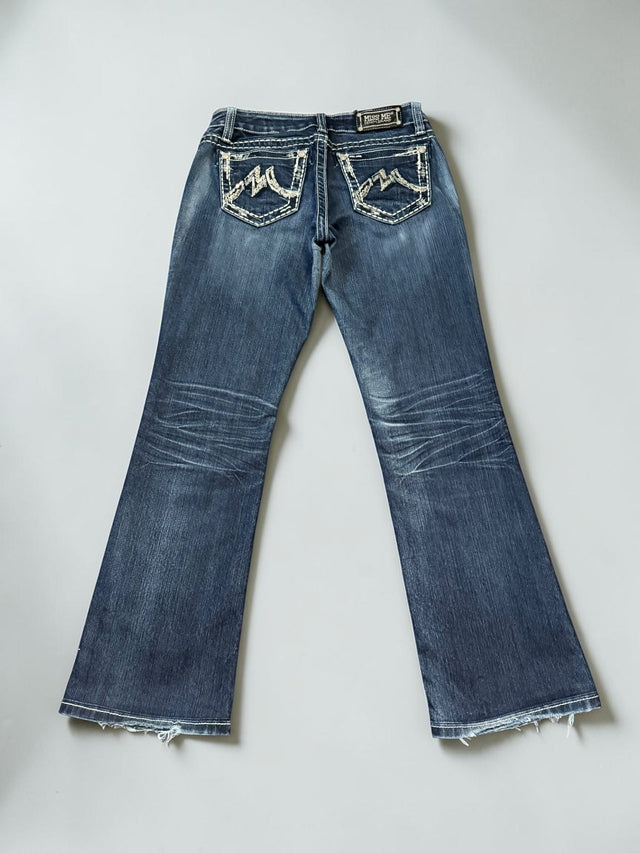 Miss me flared/bootcut low waist Women Designer jeans(w27)