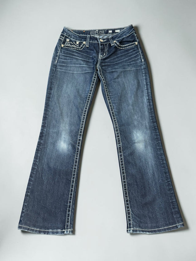 Miss me flared/bootcut low waist Women Designer jeans(w27)