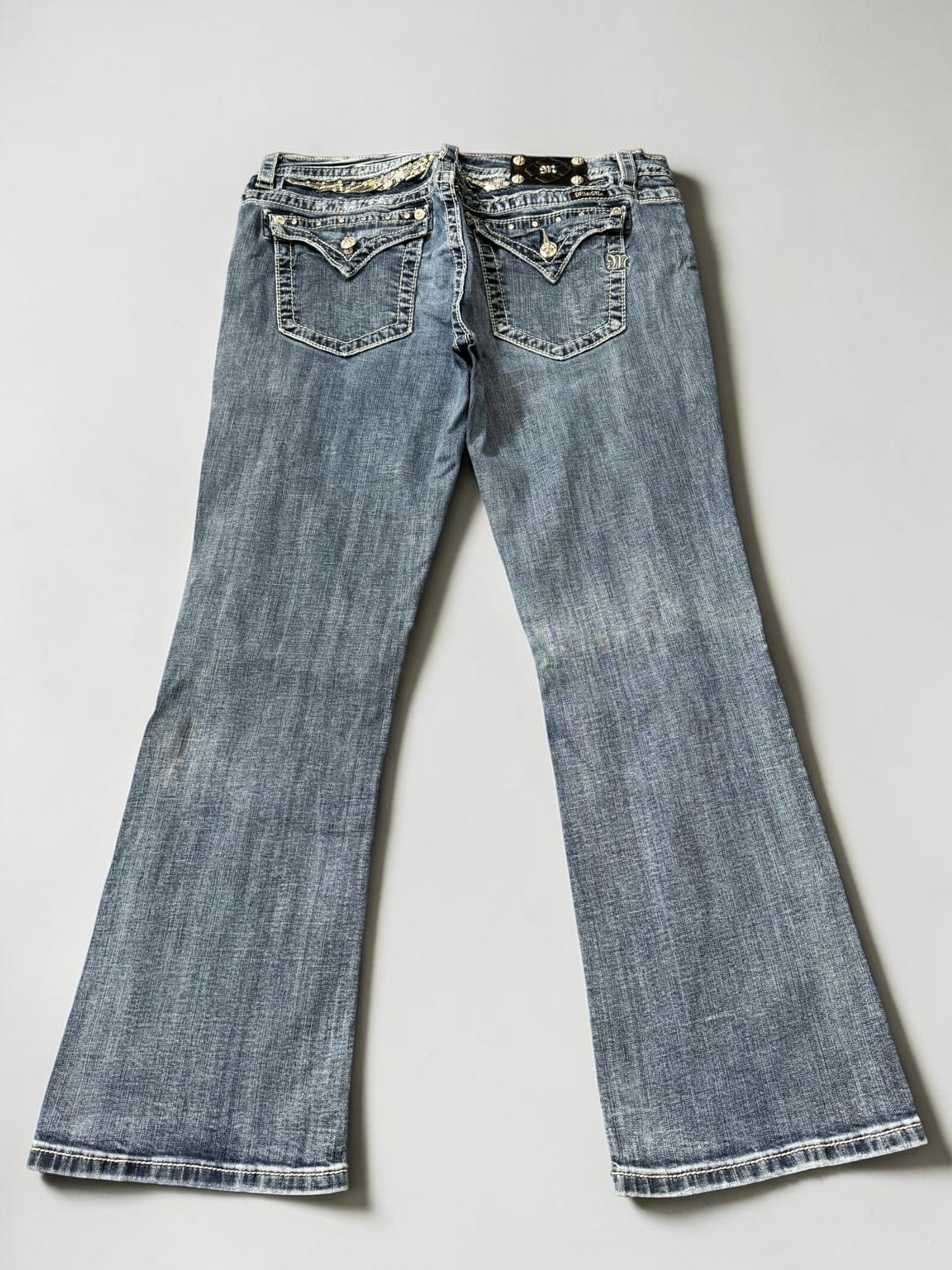Miss me bootcut Wide leg women designer jeans(w34)