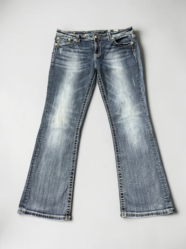 Miss me bootcut Wide leg women designer jeans(w34)